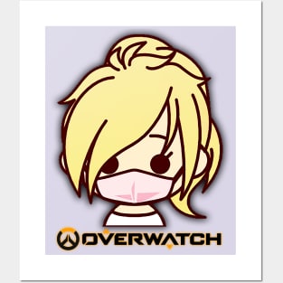 Overwatch Mercy Logo Posters and Art